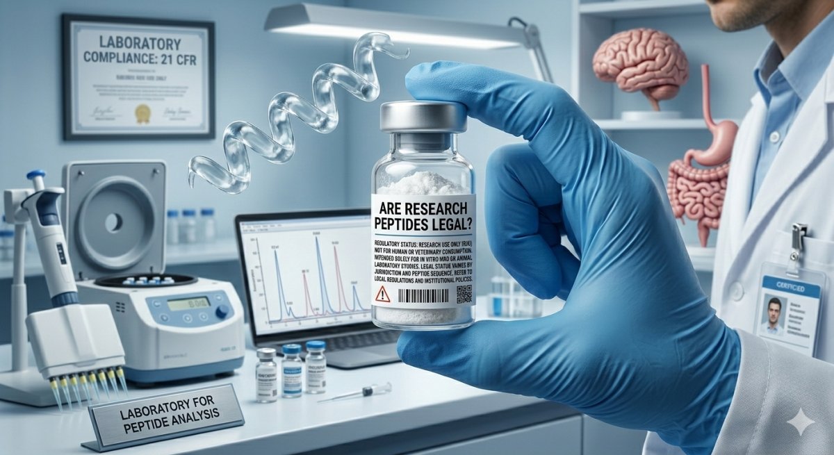 Legal status of research peptides and RUO regulatory compliance overview