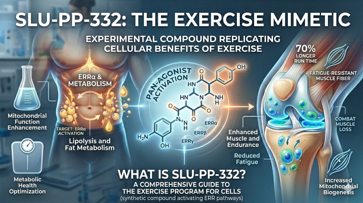 SLU-PP-332 molecular structure and ERR agonist mechanism for exercise mimetic and metabolic health research