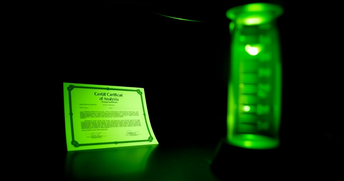 HPLC chromatogram showing peptide purity analysis in laboratory testing