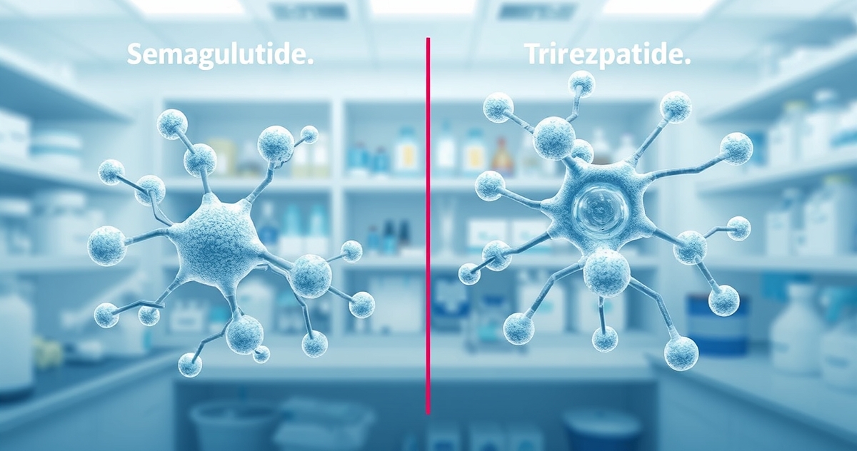 Semaglutide vs tirzepatide comparison of molecular mechanisms and clinical efficacy data