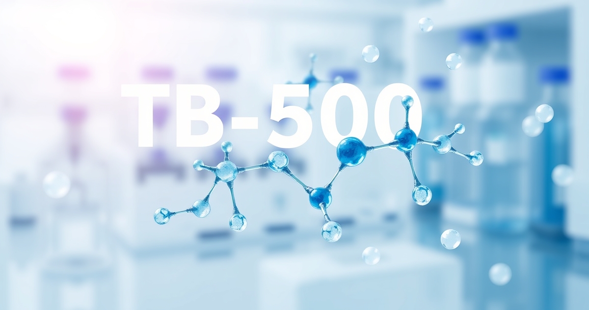 TB-500 handling and storage guide showing lyophilized peptide vial reconstitution and proper laboratory storage conditions